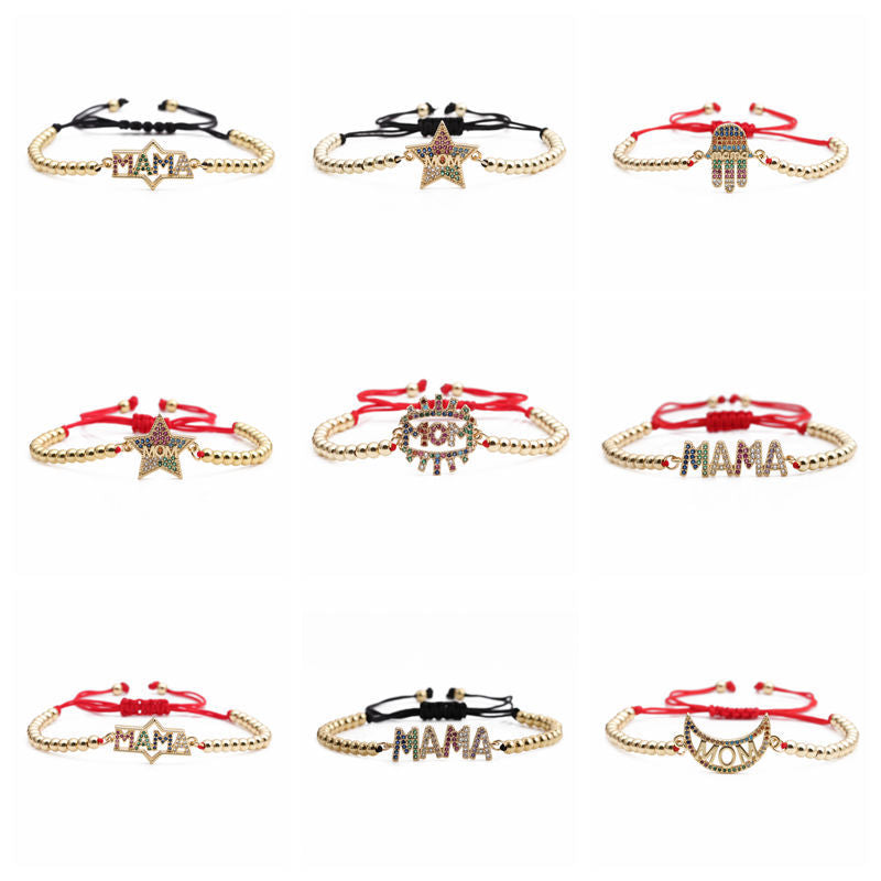 Wholesale Zircon Heart Shape Copper Bracelet